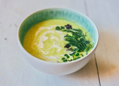 Comforting Cauliflower Soup with Almond Cream