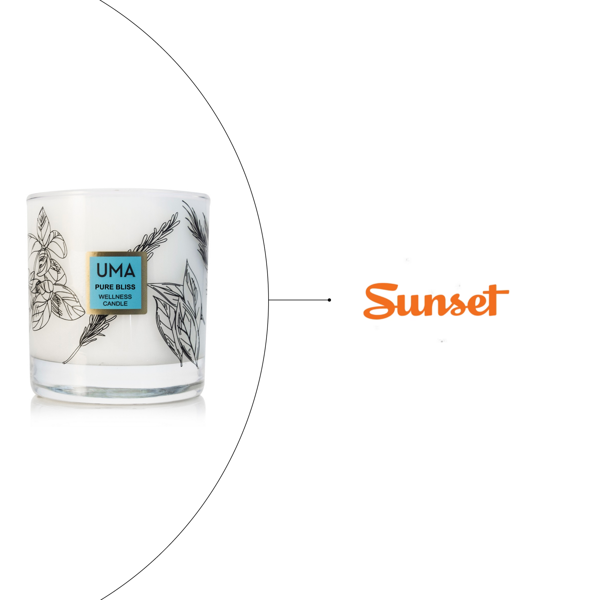 UMA Pure Bliss Wellness Candle