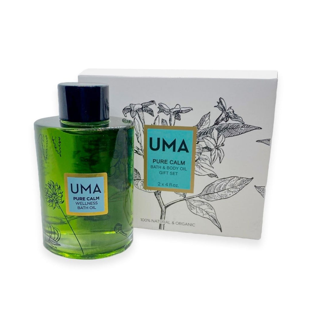 UMA Pure Calm Wellness Bath & Body Oil Gift Set - Uma Oils