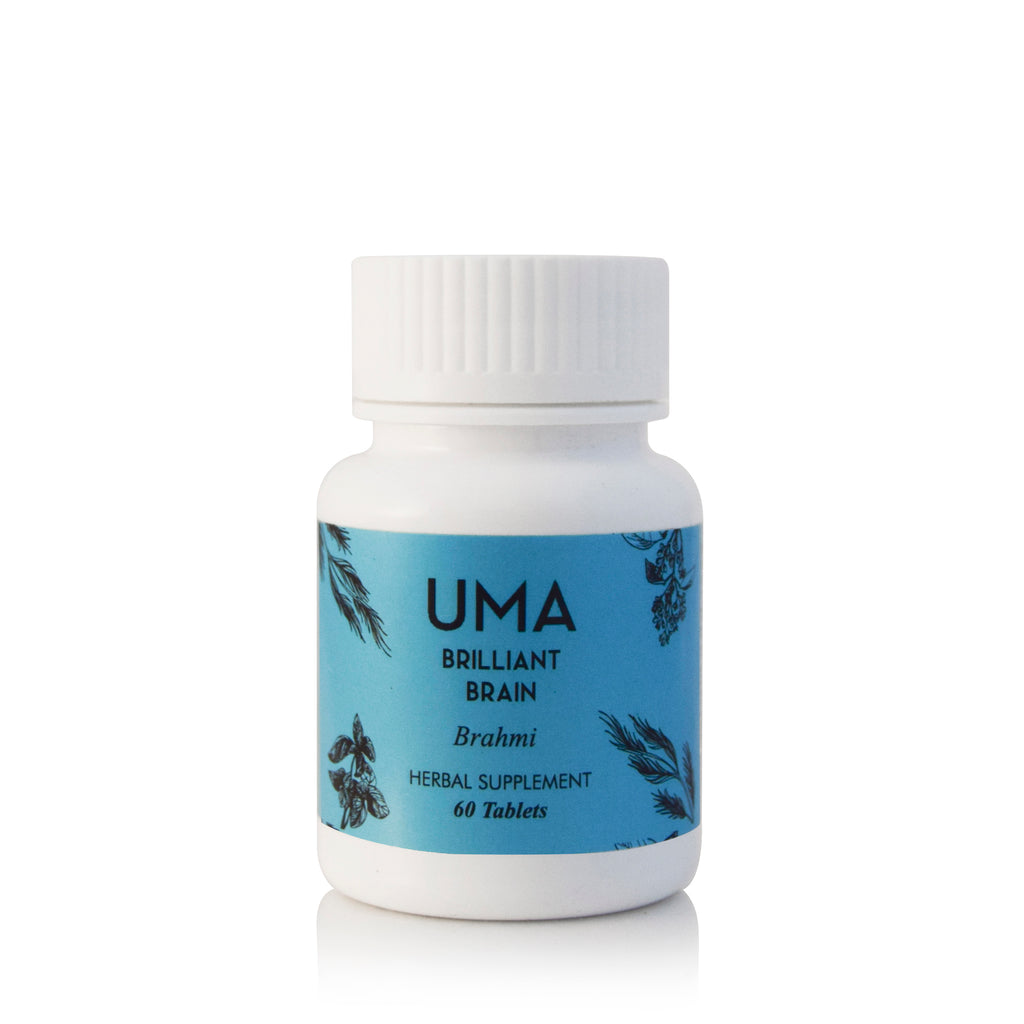 Brilliant Brain Brahmi Herbal Supplement - Uma Oils