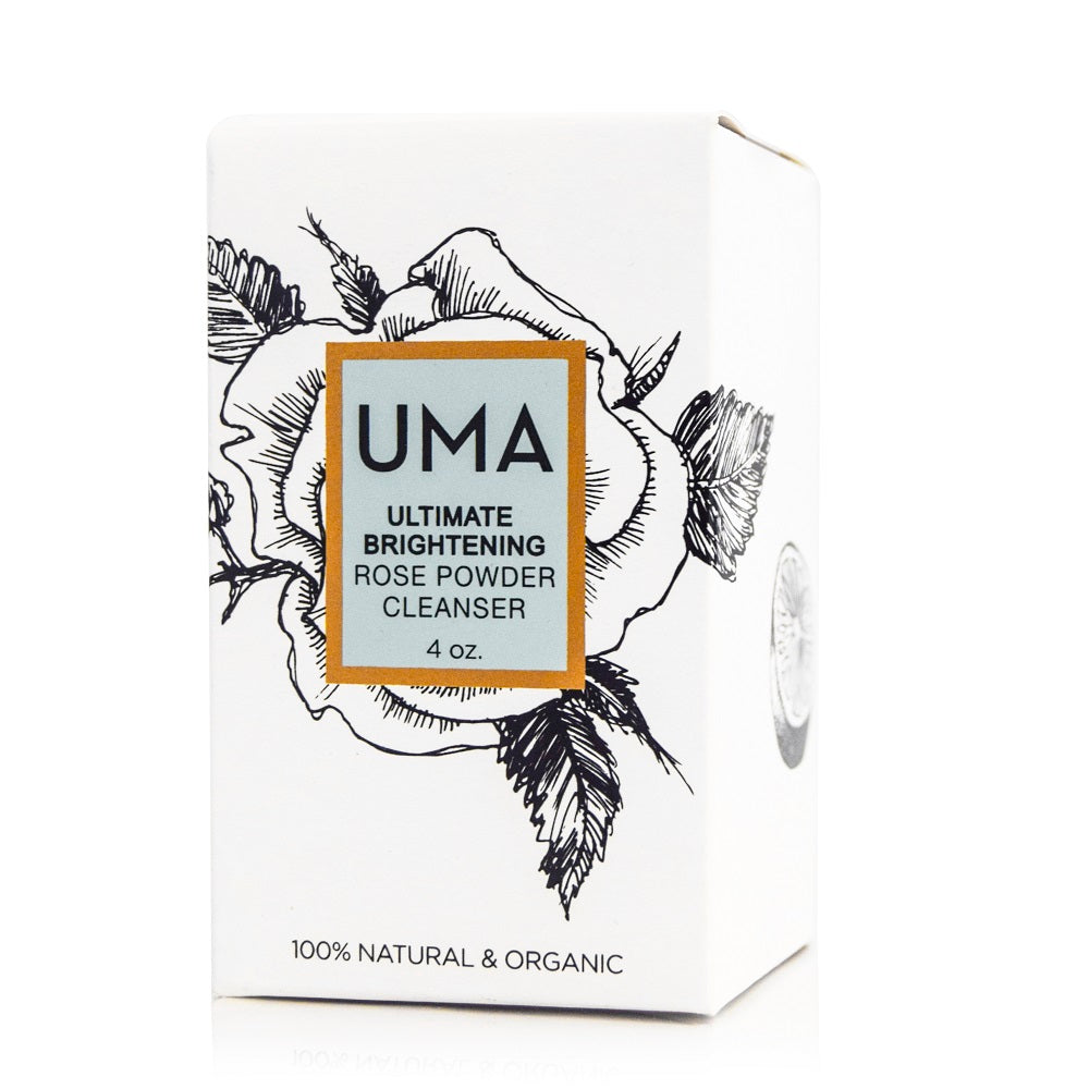 Ultimate Brightening Rose Powder Cleanser - Uma Oils